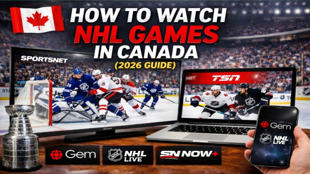 how to watch nhl games in canada on tv and streaming apps