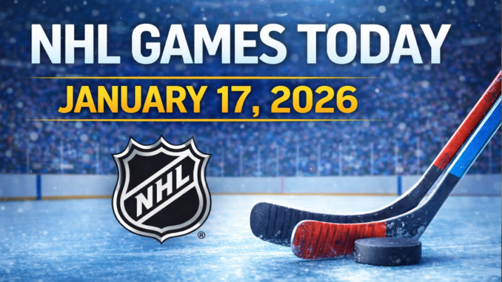 NHL Games Today January 17,2026