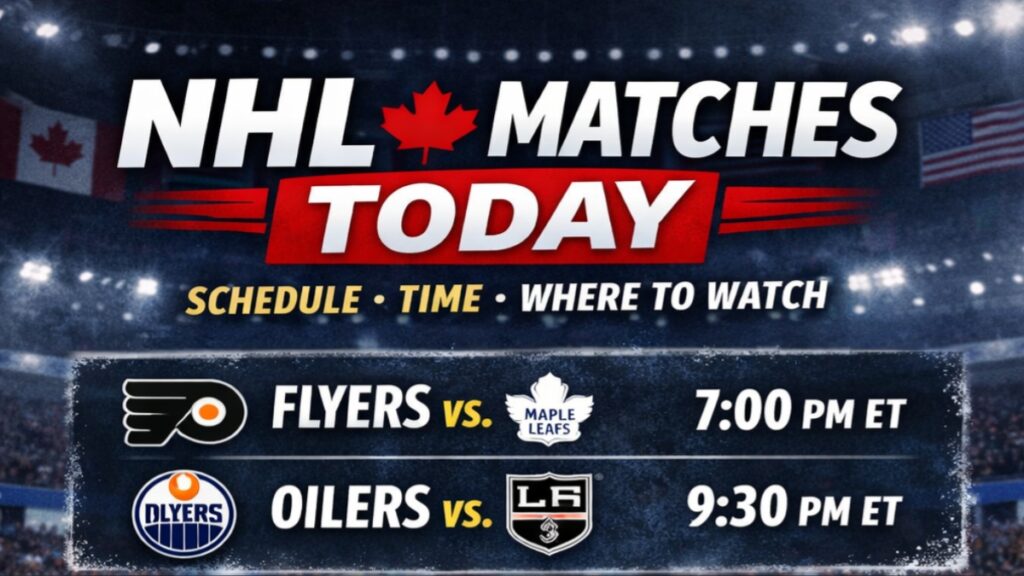 Today nhl match and schedule