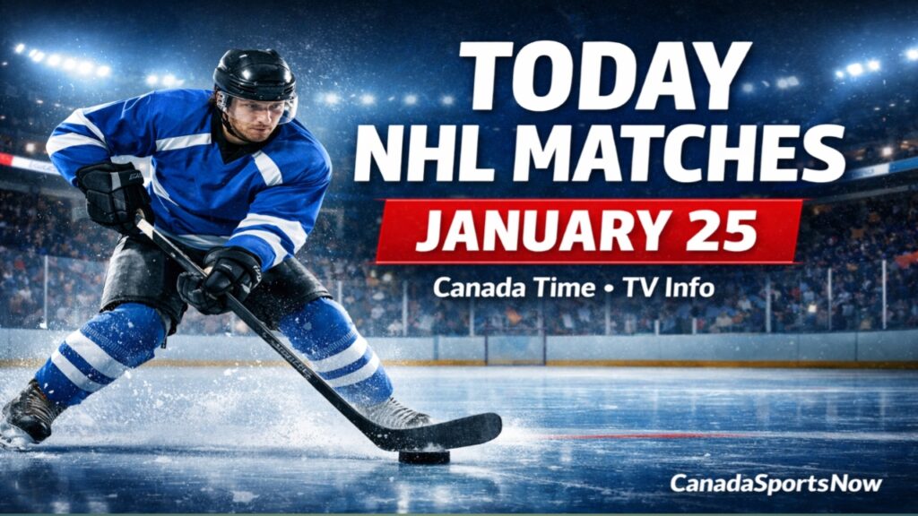 Hockey player on ice rink.