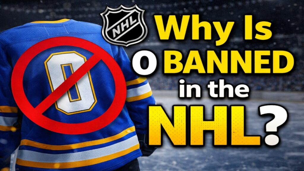 “Why is jersey number 0 banned in the NHL – hockey jersey with number zero crossed out”