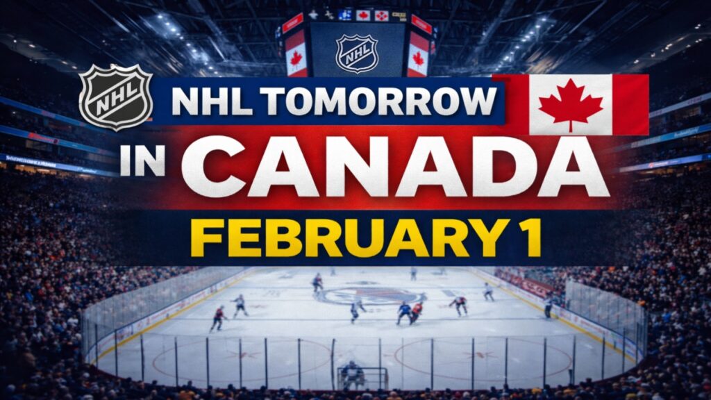 NHL tomorrow in canada febuary 1 /2026