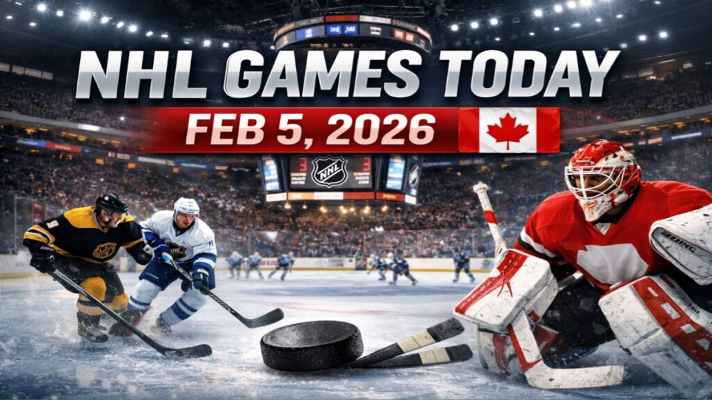 NHL game today 5 February 2026