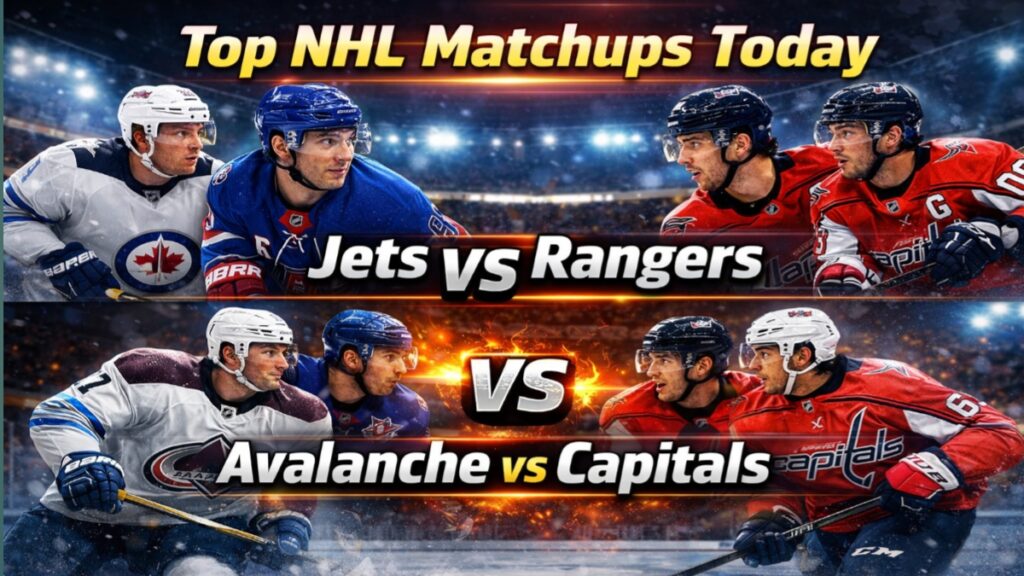 Top NHL matchup today Jet vs ranger