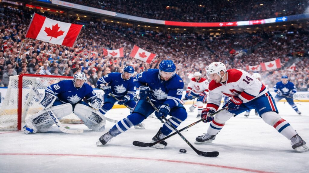 Ice hockey in Canada NHL match